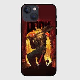 Чехол для iPhone 13 mini с принтом Doom Eternal в Ухте,  |  | Тематика изображения на принте: doom | doom 2016 | doom 2020 | doom eternal | doomguy | дум | дум 2020 | дум вечен | дум етернал | дум этернал | думгай
