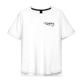 Мужская футболка хлопок Oversize с принтом Rowing в Ухте, 100% хлопок | свободный крой, круглый ворот, “спинка” длиннее передней части | rowing | sport | байдарки | гребец | гребцы | лодки | лодочный спорт | спорт | спортсмен | спортсмены