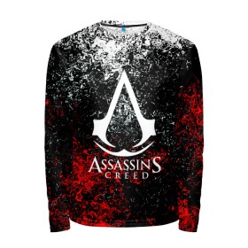 Мужской лонгслив 3D с принтом ASSASSIN`S CREED в Ухте, 100% полиэстер | длинные рукава, круглый вырез горловины, полуприлегающий силуэт | black flag | brotherhood | chronicles | creed | game | origins | revelations | rogue | syndicate | unity | альтаир | ассасин | игры | кинжал | пираты