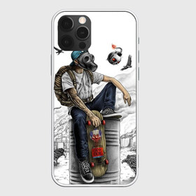 Чехол для iPhone 12 Pro Max Граффити: в Ухте, Силикон |  | граффити | птицы | скейтборд