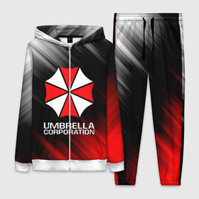 Женский костюм 3D с принтом UMBRELLA CORP в Ухте,  |  | ada wong | biohazard | leon | nemesis | project resistance | raccoon city | re2 | resident evil 2 | rpd | stars | umbrella | ада вонг | амбрелла | немесис | ужасы