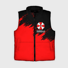 Женский жилет утепленный 3D с принтом UMBRELLA CORP в Ухте,  |  | ada wong | biohazard | leon | nemesis | project resistance | raccoon city | re2 | resident evil 2 | rpd | stars | umbrella | ада вонг | амбрелла | немесис | ужасы