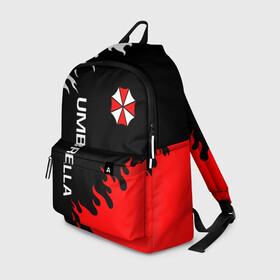 Рюкзак 3D с принтом UMBRELLA CORP | АМБРЕЛЛА КОРП в Ухте, 100% полиэстер | лямки с регулируемой длиной, сверху петелька, чтобы рюкзак можно было повесить на вешалку. Основное отделение закрывается на молнию, как и внешний карман. Внутри два дополнительных кармана, один из которых закрывается на молнию. По бокам два дополнительных кармашка | ada wong | biohazard | leon | nemesis | project resistance | raccoon city | re2 | resident evil 2 | rpd | stars | umbrella | ада вонг | амбрелла | немесис | ужасы