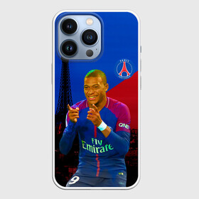 Чехол для iPhone 13 Pro с принтом Мбапе в Ухте,  |  | kylian mbapp | psg | мбапе | пари сен жермен | париж | псж | футбол | эйфелева башня