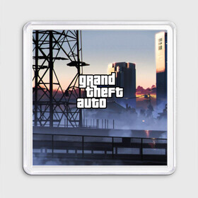Магнит 55*55 с принтом Grand Theft Auto в Ухте, Пластик | Размер: 65*65 мм; Размер печати: 55*55 мм | Тематика изображения на принте: grand theft auto 2 | grand theft auto 3 | grand theft auto v | grand theft auto: san andreas | grand theft auto: vice city | gta 1 | gta 2 | gta 3 | gta 4 | gta 5 | gta online | gta v | город | игры