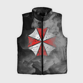Женский жилет утепленный 3D с принтом UMBRELLA CORP в Ухте,  |  | ada wong | biohazard | leon | nemesis | project resistance | raccoon city | re2 | resident evil 2 | rpd | stars | umbrella | ада вонг | амбрелла | немесис | ужасы