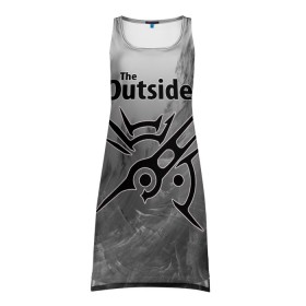 Платье-майка 3D с принтом The Outsider в Ухте, 100% полиэстер | полуприлегающий силуэт, широкие бретели, круглый вырез горловины, удлиненный подол сзади. | 