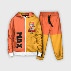 Детский костюм 3D с принтом BRAWL STARS MAX. в Ухте,  |  | bea | bibi | brawl stars | colt | crow | el brown | leon | leon shark | max | nita | sally leon | shark | акула | беа | берли | биби | бравл старс | браун | ворон | кольт | леон | леон акула | макс | нита | шелли