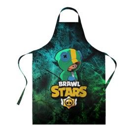 Фартук 3D с принтом Brawl Stars в Ухте, 100% полиэстер | общий размер — 65 х 85 см, ширина нагрудника — 26 см, горловина — 53 см, длина завязок — 54 см, общий обхват в поясе — 173 см. Принт на завязках и на горловине наносится с двух сторон, на основной части фартука — только с внешней стороны | brawl | brawl stars | leon | leon selly | leon shark | shark | stars | бравл старс | брол старс | игра | леон | мобильная игра | мобильные игры
