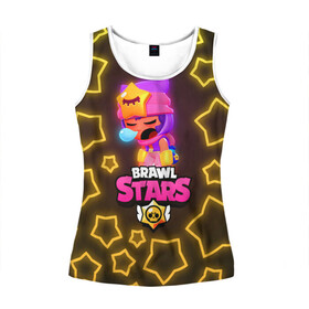 Женская майка 3D Brawl Stars Sandy: в Ухте, 100% полиэстер | круглая горловина, прямой силуэт, длина до линии бедра | bea | bo | brawl stars | crow | dynamike | gt max | gt макс | max | mortis | sakura | sally leon | sally леон | sandy | sendy | sleepy sandy | spike | беа | бо | бравл | бравл старс | динамайк | дэррил | звёзды | кроу | леон. leon | макс | меха бо | меха