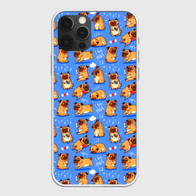 Чехол для iPhone 12 Pro Max с принтом Best Friends в Ухте, Силикон |  | 23февраля | 8марта | dog | dogs | девушке | день влюбленных | другу | мило | милые | мопс | пес | подарок | подруге | псы | ребенку | собака | собаки | собачка | собачки