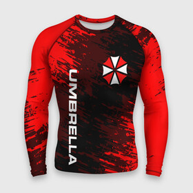 Мужской рашгард 3D с принтом UMBRELLA CORPORATION. в Ухте,  |  | Тематика изображения на принте: corp | corporation | resident evil | umbrella | umbrella corporation | зомби апокалипсис | зонт | игра