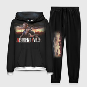 Мужской костюм 3D (с толстовкой) с принтом Resident Evil 3 в Ухте,  |  | Тематика изображения на принте: carlos oliveira | jill valentine | nemesis | re 3 | resident evil 3 remake | джил вэлентайн | карлос оливейра | немезида | немезис | обитель зла