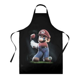 Фартук 3D с принтом Марио в Ухте, 100% полиэстер | общий размер — 65 х 85 см, ширина нагрудника — 26 см, горловина — 53 см, длина завязок — 54 см, общий обхват в поясе — 173 см. Принт на завязках и на горловине наносится с двух сторон, на основной части фартука — только с внешней стороны | mario | игры | марио | мультфильмы | прикольные | хиты