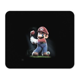 Коврик для мышки прямоугольный с принтом Марио в Ухте, натуральный каучук | размер 230 х 185 мм; запечатка лицевой стороны | mario | игры | марио | мультфильмы | прикольные | хиты