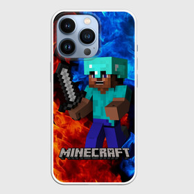 Чехол для iPhone 13 Pro MINECRAFT: в Ухте,  |  | game | minecraft | блоки | игра | квадраты | компьютерная игра | крипер | майнкрафт
