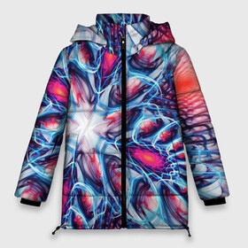 Женская зимняя куртка 3D с принтом ABSTRACTION ILLUSION в Ухте, верх — 100% полиэстер; подкладка — 100% полиэстер; утеплитель — 100% полиэстер | длина ниже бедра, силуэт Оверсайз. Есть воротник-стойка, отстегивающийся капюшон и ветрозащитная планка. 

Боковые карманы с листочкой на кнопках и внутренний карман на молнии | abstract | abstraction | texture | абстракция | геометрия | иллюзия | обман зрения | оптический узор | текстура