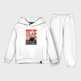Детский костюм хлопок Oversize с принтом True Champion в Ухте,  |  | floyd | floyd mayweather jr. | ssru | бокс | майвайзер | майвейзер | мейвезер | флойд мейвезер