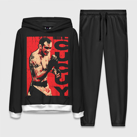 Женский костюм 3D (с толстовкой) с принтом Tony Ferguson в Ухте,  |  | cucuy | el cucuy | mma | sport | tony ferguson | ufc | бабайка | бугимен | конор | мма | орел | спорт | тони | тони фергюсон | хабиб | эль кукуй | юфс