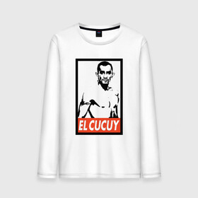 Мужской лонгслив хлопок с принтом EL CUCUY в Ухте, 100% хлопок |  | cucuy | el cucuy | mma | sport | tony ferguson | ufc | бабайка | бугимен | конор | мма | орел | спорт | тони | тони фергюсон | хабиб | эль кукуй | юфс
