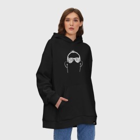 Худи SuperOversize хлопок с принтом Tony Ferguson в Ухте, 70% хлопок, 30% полиэстер, мягкий начес внутри | карман-кенгуру, эластичная резинка на манжетах и по нижней кромке, двухслойный капюшон
 | cucuy | el cucuy | mma | sport | tony ferguson | ufc | бабайка | бугимен | конор | мма | орел | спорт | тони | тони фергюсон | хабиб | эль кукуй | юфс