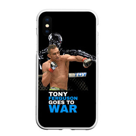 Чехол для iPhone XS Max матовый Tony Ferguson: в Ухте, Силикон | Область печати: задняя сторона чехла, без боковых панелей | ferguson | tony | американский | без | боец | правил | смешанного | стиля | тони | фергюсон