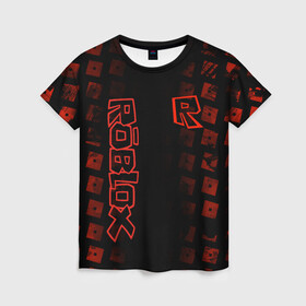 Женская футболка 3D с принтом Roblox в Ухте, 100% полиэфир ( синтетическое хлопкоподобное полотно) | прямой крой, круглый вырез горловины, длина до линии бедер | roblox | roblox games | игра роблокс | роблокс симулятор