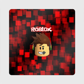Магнит виниловый Квадрат с принтом ROBLOX | РОБЛОКС (Z) в Ухте, полимерный материал с магнитным слоем | размер 9*9 см, закругленные углы | game | gamer | logo | minecraft | roblox | simulator | игра | конструктор | лого | майнкрафт | симулятор | строительство | фигура