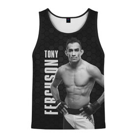 Мужская майка 3D с принтом EL CUCUY Tony Ferguson в Ухте, 100% полиэстер | круглая горловина, приталенный силуэт, длина до линии бедра. Пройма и горловина окантованы тонкой бейкой | el cucuy | ferguson | mma | tony | tony ferguson | ufc | арманн | бокс | борьба | джиу джитсу | кукуй | тони | тони фергюсон | фергюсон | эль | эль кукуй | энтони
