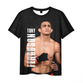 Мужская футболка 3D с принтом EL CUCUY Tony Ferguson в Ухте, 100% полиэфир | прямой крой, круглый вырез горловины, длина до линии бедер | el cucuy | ferguson | mma | tony | tony ferguson | ufc | арманн | бокс | борьба | джиу джитсу | кукуй | тони | тони фергюсон | фергюсон | эль | эль кукуй | энтони