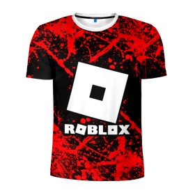 Мужская футболка 3D спортивная с принтом Roblox. в Ухте, 100% полиэстер с улучшенными характеристиками | приталенный силуэт, круглая горловина, широкие плечи, сужается к линии бедра | game | roblox | блок | игра | игрушка | лего | майнкрафт | персонажи | персонажи из кубиков | роблокс | робот