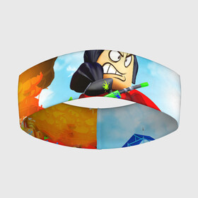 Повязка на голову 3D с принтом ROBLOX в Ухте,  |  | roblox | игра | компьютерная игра | логотип | онлайн | онлайн игра | роблакс | роблокс