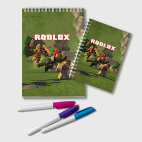 Блокнот с принтом ROBLOX в Ухте, 100% бумага | 48 листов, плотность листов — 60 г/м2, плотность картонной обложки — 250 г/м2. Листы скреплены удобной пружинной спиралью. Цвет линий — светло-серый
 | roblox | игра | компьютерная игра | логотип | онлайн | онлайн игра | роблакс | роблокс