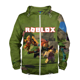 Мужская ветровка 3D ROBLOX: в Ухте, 100% полиэстер | подол и капюшон оформлены резинкой с фиксаторами, два кармана без застежек по бокам, один потайной карман на груди | roblox | игра | компьютерная игра | логотип | онлайн | онлайн игра | роблакс | роблокс