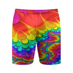 Мужские шорты спортивные с принтом TIE-DYE в Ухте,  |  | abstract | abstraction | color | fractal | geometry | paitnt | polygon | polygonal | psy | абстракция | геометрия | краски | неоновые | полигоны | психоделика | фрактал