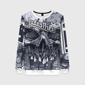 Женский свитшот 3D с принтом Judas Priest в Ухте, 100% полиэстер с мягким внутренним слоем | круглый вырез горловины, мягкая резинка на манжетах и поясе, свободная посадка по фигуре | breaking the law | judas priest | live | painkiller | гленн типтон | грув | метал | роб хэлфорд | рок | тим оуэнс | хард | хеви
