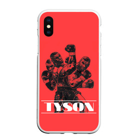 Чехол для iPhone XS Max матовый с принтом Tyson в Ухте, Силикон | Область печати: задняя сторона чехла, без боковых панелей | Тематика изображения на принте: iron mike | iron mike tyson | mike tyson | бокс | железный майк | майк тайсон | таисон | тайсон