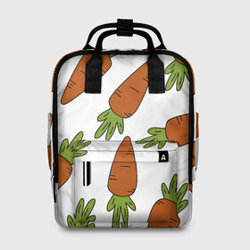 Женский рюкзак 3D с принтом Морковь в Ухте, 100% полиэстер | лямки с регулируемой длиной, сверху ручки, чтобы рюкзак нести как сумку. Основное отделение закрывается на молнию, как и внешний карман. Внутри два дополнительных кармана, один из которых закрывается на молнию. По бокам два дополнительных кармашка, куда поместится маленькая бутылочка
 | 