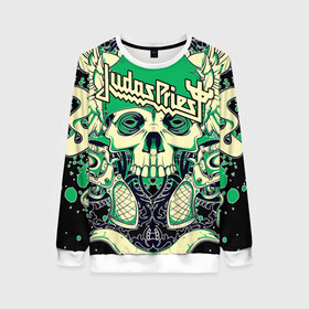 Женский свитшот 3D с принтом Judas Priest в Ухте, 100% полиэстер с мягким внутренним слоем | круглый вырез горловины, мягкая резинка на манжетах и поясе, свободная посадка по фигуре | breaking the law | judas priest | live | painkiller | гленн типтон | грув | метал | роб хэлфорд | рок | тим оуэнс | хард | хеви