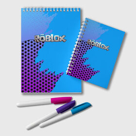 Блокнот с принтом Roblox в Ухте, 100% бумага | 48 листов, плотность листов — 60 г/м2, плотность картонной обложки — 250 г/м2. Листы скреплены удобной пружинной спиралью. Цвет линий — светло-серый
 | game | game roblox | logo roblox | online game | r | roblox | игра | игра роблокс | лого | лого роблокс | логотип | надпись | онлайн игра | онлайн игра роблокс | роблокс