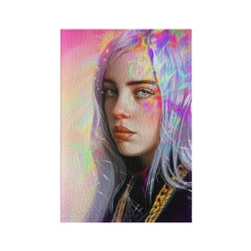 Обложка для паспорта матовая кожа с принтом Billie Pinky Wave в Ухте, натуральная матовая кожа | размер 19,3 х 13,7 см; прозрачные пластиковые крепления | Тематика изображения на принте: bad | bad guy | billi | billie | billie eilish | eilish | good girl | music | swag | айлиш | беляш | били | били айлиш | билли | билли айлиш | билли эйлиш | биляш | музка | певица | эйлиш
