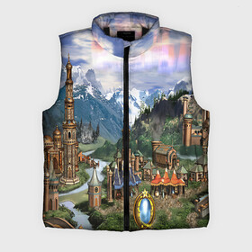 Мужской жилет утепленный 3D с принтом HEROES в Ухте,  |  | angel | armor | artwork | creature | dragon | fantasy | fantasy art | game | griffin | heroes | heroes maps | heroes of might and magic | knight | might and magic | sword | warriors | weapon | wings | герои | к