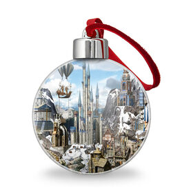 Ёлочный шар с принтом HEROES в Ухте, Пластик | Диаметр: 77 мм | angel | armor | artwork | creature | dragon | fantasy | fantasy art | game | griffin | heroes | heroes maps | heroes of might and magic | knight | might and magic | sword | warriors | weapon | wings | герои | к