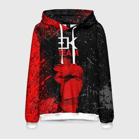 Мужская толстовка 3D с принтом ЕГОР КРИД в Ухте, 100% полиэстер | двухслойный капюшон со шнурком для регулировки, мягкие манжеты на рукавах и по низу толстовки, спереди карман-кенгуру с мягким внутренним слоем. | ek | ek team | family | kreed | егор булаткин | егор крид | ек | крид