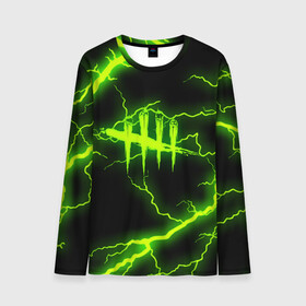 Мужской лонгслив 3D с принтом DEAD BY DAYLIGHT в Ухте, 100% полиэстер | длинные рукава, круглый вырез горловины, полуприлегающий силуэт | Тематика изображения на принте: dbd | dead by daylight | survival horror | дбд | мертвы к рассвету