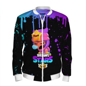 Мужской бомбер 3D BRAWL STARS SANDY: в Ухте, 100% полиэстер | застегивается на молнию, по бокам два кармана без застежек, по низу бомбера и на воротнике - эластичная резинка | 8 bit | 8 бит | bibi | brawl stars | crow | el brown | leon | leon shark | max | mr.p | sally leon | sandy | shark | stars | tara | virus | werewolf | акула | биби | вирус | ворон | леон | оборотень | пингвин