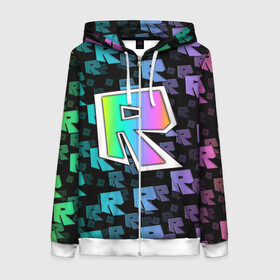 Женская толстовка 3D на молнии ROBLOX: в Ухте, 100% полиэстер | длина до линии бедра, манжеты и пояс оформлены мягкой тканевой резинкой, двухслойный капюшон со шнурком для регулировки, спереди молния, по бокам два кармана | roblox | игра | компьютерная игра | логотип | онлайн | онлайн игра | роблакс | роблокс