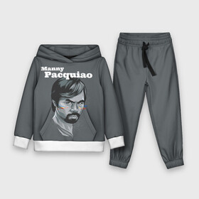 Детский костюм 3D (с толстовкой) с принтом Manny Pacquiao в Ухте,  |  | manny pacquiao | pac man | pacquiao | бокс | мэнни пакьяо | пакьяо
