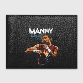 Обложка для студенческого билета с принтом Manny в Ухте, натуральная кожа | Размер: 11*8 см; Печать на всей внешней стороне | manny pacquiao | pac man | pacquiao | бокс | мэнни пакьяо | пакьяо