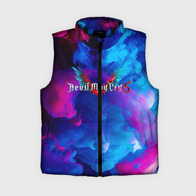 Женский жилет утепленный 3D с принтом DEVIL MAY CRY (DMC) в Ухте,  |  | dante | devil may cry | devil may cry 5 | dmc | game | hell | play | sword | ад | данте | игры | меч
